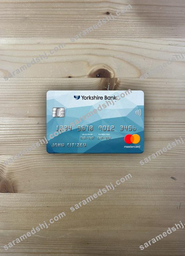 United Kingdom Yorkshire Bank mastercard photolook front